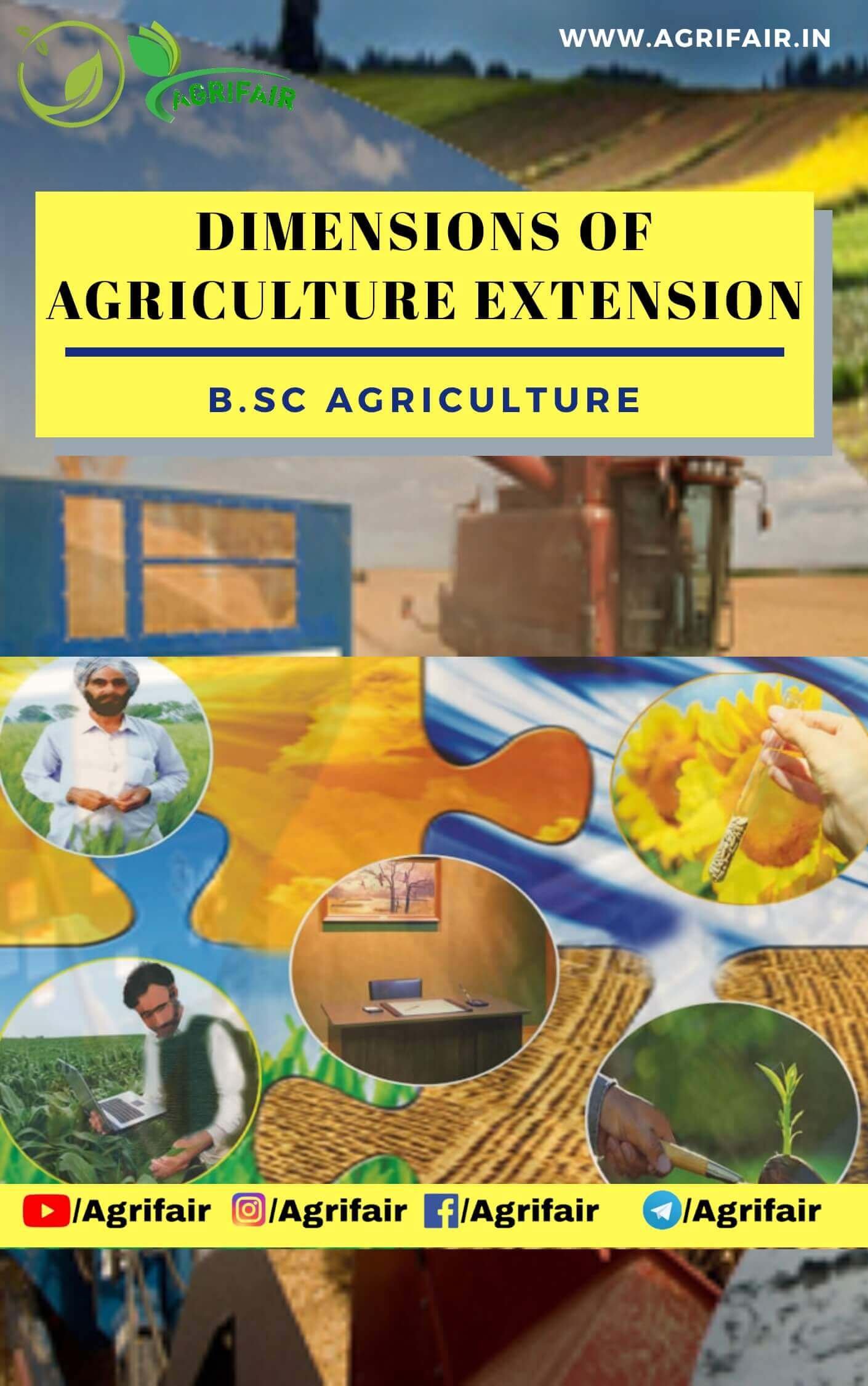 Download Dimensions of Agriculture Extension pdf book for free. - AgriFair