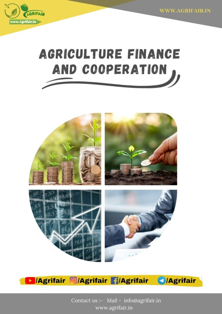 Agriculture Finance and Cooperation PDF