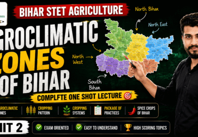 Bihar STET Agriculture Unit 2 Agro Climatic Zones of Bihar and Package of Practices