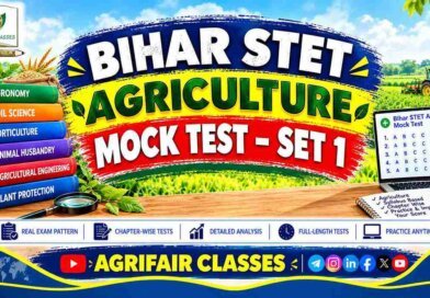 Bihar STET Agriculture Mock Test Set 1 – Free Online Agriculture Test