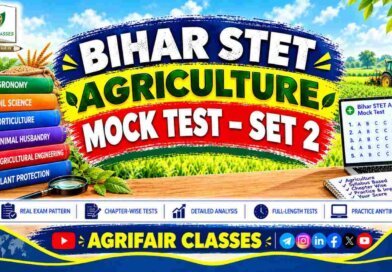 Bihar STET Agriculture Mock Test Set 2 – Free Online Agriculture Test