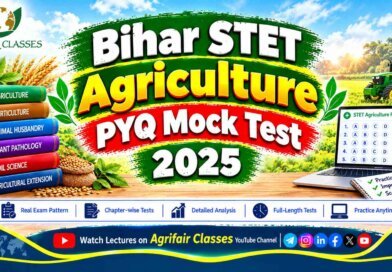 Bihar STET Agriculture PYQ Mock Test 2025 – Free Previous Year Questions