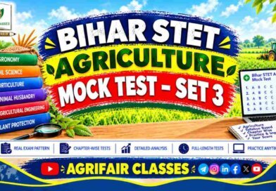Bihar STET Agriculture Mock Test Set 3 – Free Online Agriculture Test
