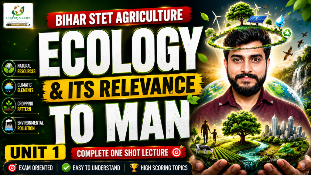 Ecology and its relevance to man