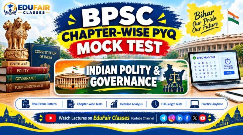 Polity BPSC Chapter Wise PYQ Mock Test – 30+ Years PYQs