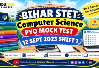 Bihar STET Computer Science PYQ 12 September 2023 Shift 1